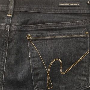 Citizens of Humanity Jeans with Gold Sitching